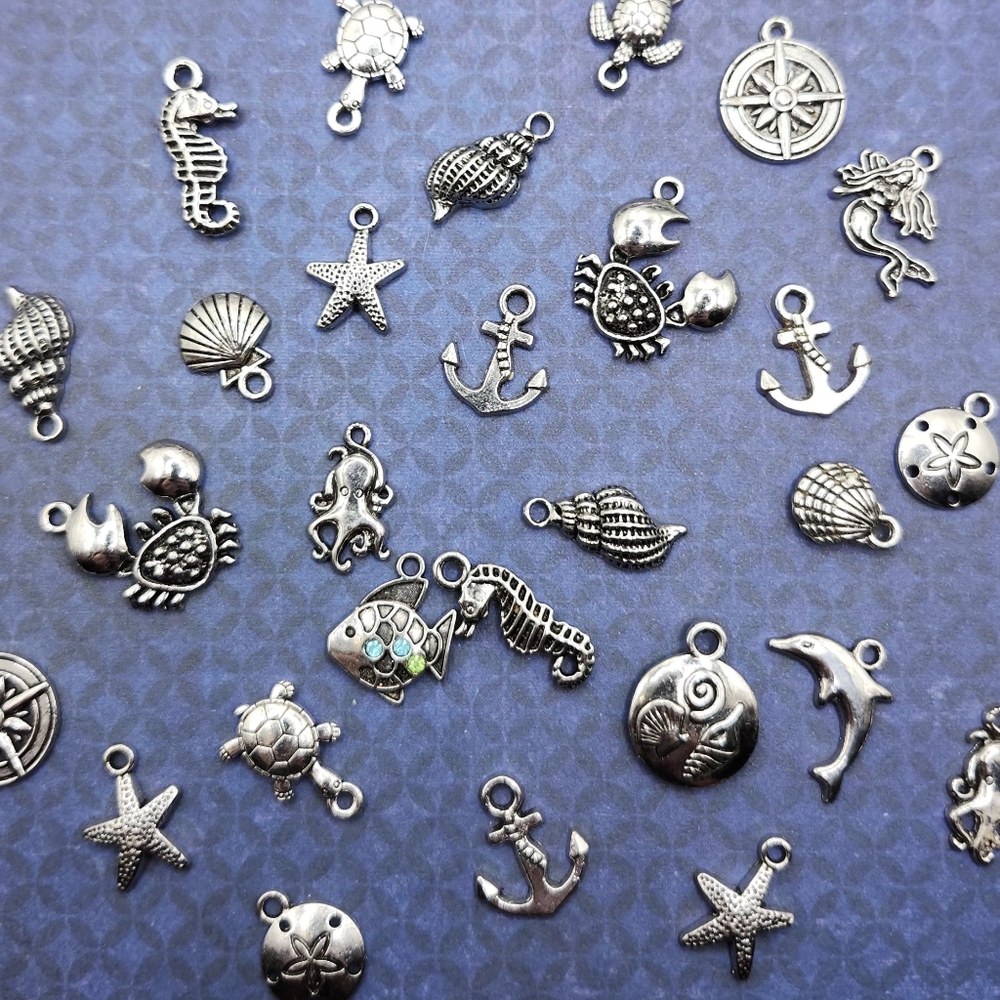 Silver Nautical Charms Collection